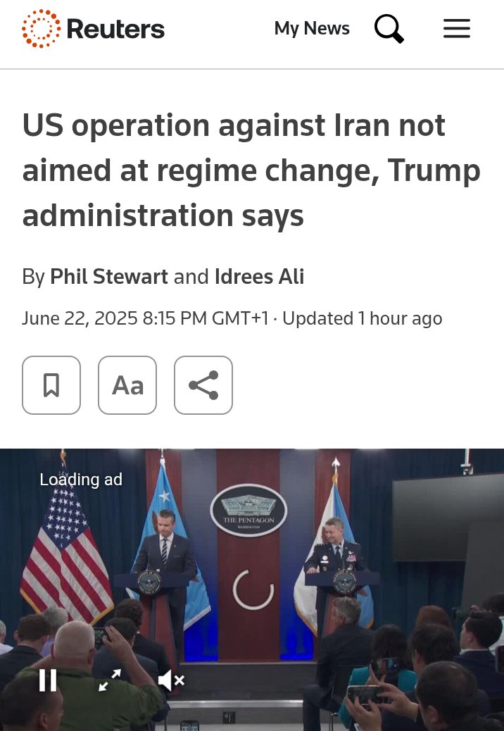 These statements are just hours apart.