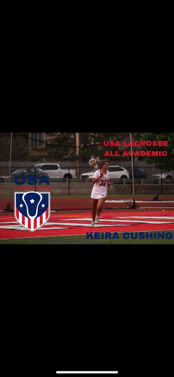 Congratulations to Senior Keira Cushing  on being USA Lacrosse All Academic. Go Ramblers! <a href="/LAGoRamblers/">Loyola Academy Athletics</a> <a href="/LoyolaAcademy/">Loyola Academy</a>