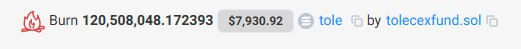 Approximately 25% of the token supply has been burned.🔥 $TOLE <a href="/solana/">Solana</a> <a href="/solincinerator/">Sol-Incinerator</a>