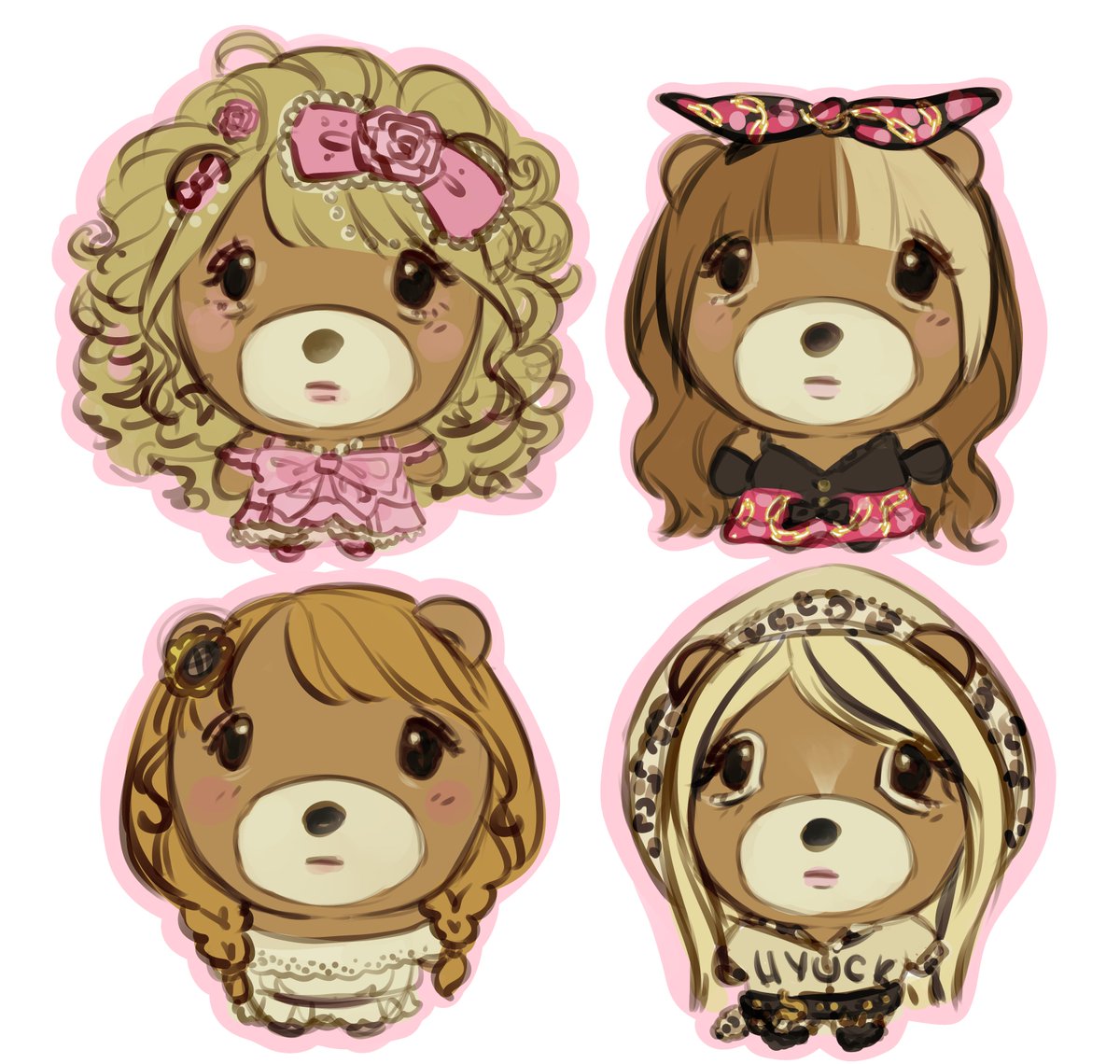 gyaru dongbear variants🩷