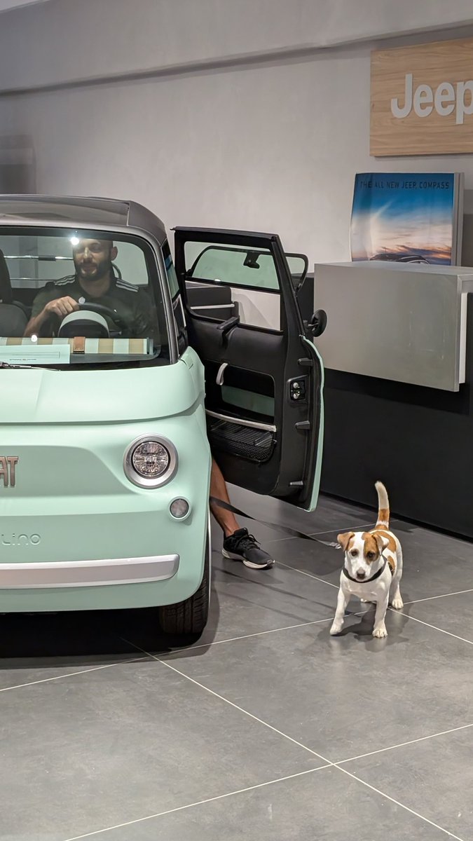 Così piccola che mi avanzava una gamba e il cane