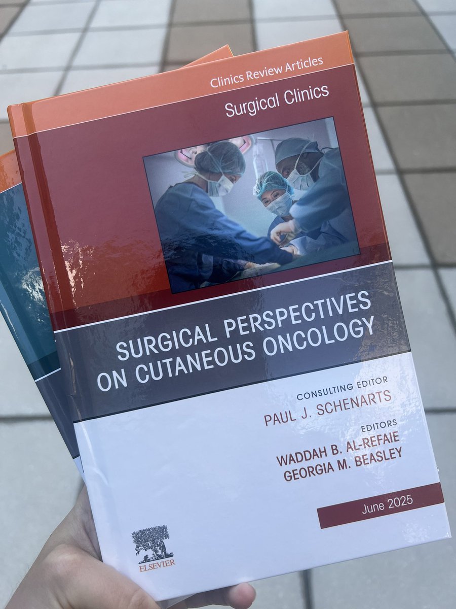 DukeSurgOnc's tweet photo. Some new reading came in the mail this past week 📬 Check out Surgical Perspectives on Cutaneous Oncology edited by own own Dr. Georgia Beasley 🎉💪🏻 Featuring contributions from many of our own @DukeSurgery @DukeSurgRes @krisrho93 @Mho2107 @nelfarrow https://t.co/7z9R25GFfE