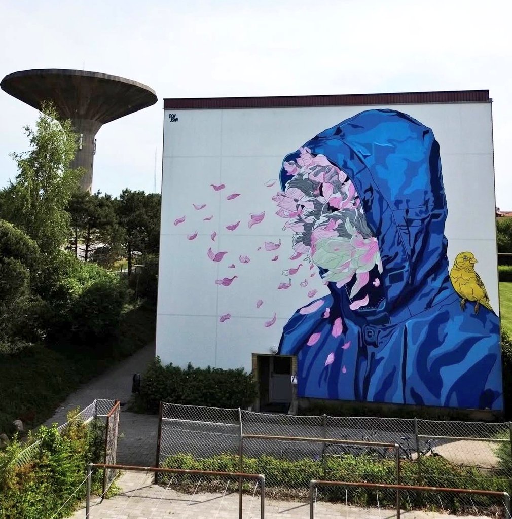 Art by Danish Don John in Næstved, Denmark (2025) #donjohn #streetart #lamolinastreetart | photo via artist mysl .nl/AlDWL