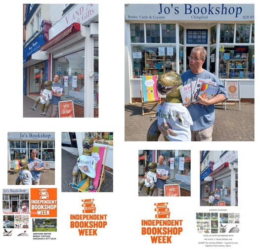 Ian Brown (@ianbrowntv) on Twitter photo Latest #IndependentBookshopWeek ends, a delight to do our little bit with 2 local #indie #booksellers Jo's #Bookshop <a href="/ChingfordBooks/">JosBookshopChingford</a> #Chingford and V and A Books in #HighamsPark sharing #ALBERTthetortoise & #HuggnBugg #books. Supersize thanks all involved Alberttortoise.com Latest #IndependentBookshopWeek ends, a delight to do our little bit with 2 local #indie #booksellers Jo's #Bookshop <a href="/ChingfordBooks/">JosBookshopChingford</a> #Chingford and V and A Books in #HighamsPark sharing #ALBERTthetortoise & #HuggnBugg #books. Supersize thanks all involved Alberttortoise.com