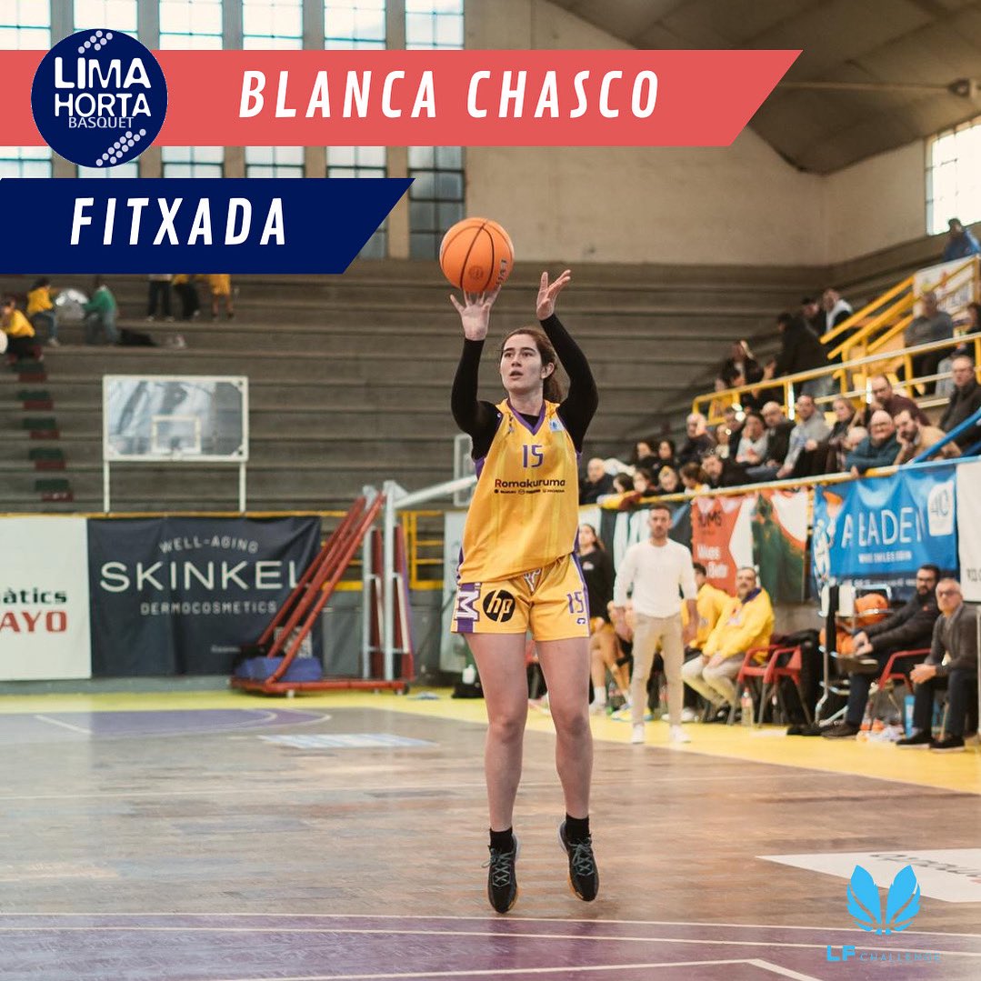 🆕 Blanca Chasco, tercer reforç del Lima-Horta Barcelona!

✍️ La pivot barcelonina aposta pel projecte hortenc després del seu pas per la Unió Esportiva Mataró.

💪🏻 Benvinguda a la família salmó, Blanca!