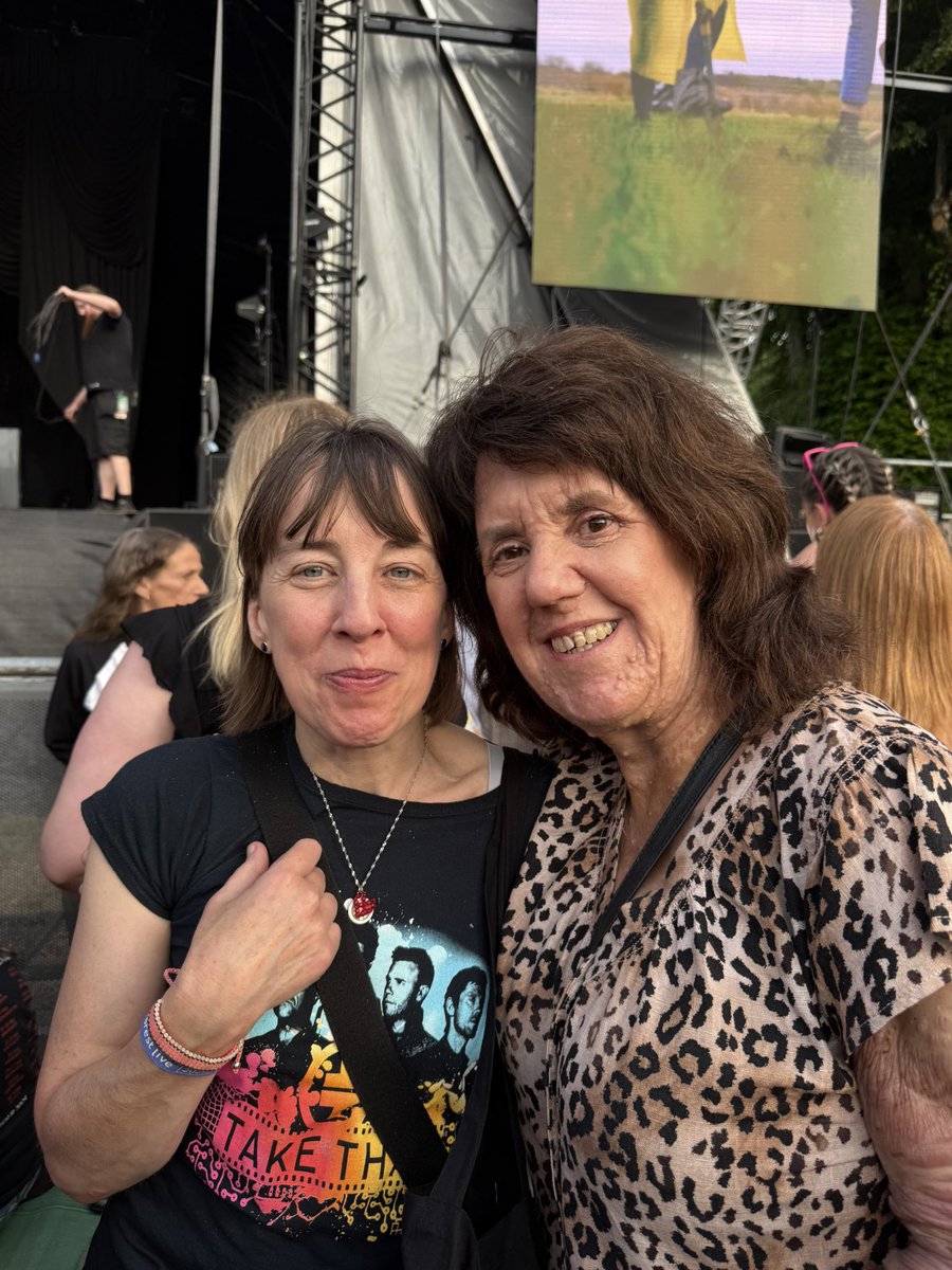 michellenobes's tweet photo. @GaryBarlow #posttourblues. Thank you for coming back to Thetford Forest on Saturday 21st June 2025, Met up with my old school friend Claire who we last saw each other when we were 16. https://t.co/4xeoOL7z2F