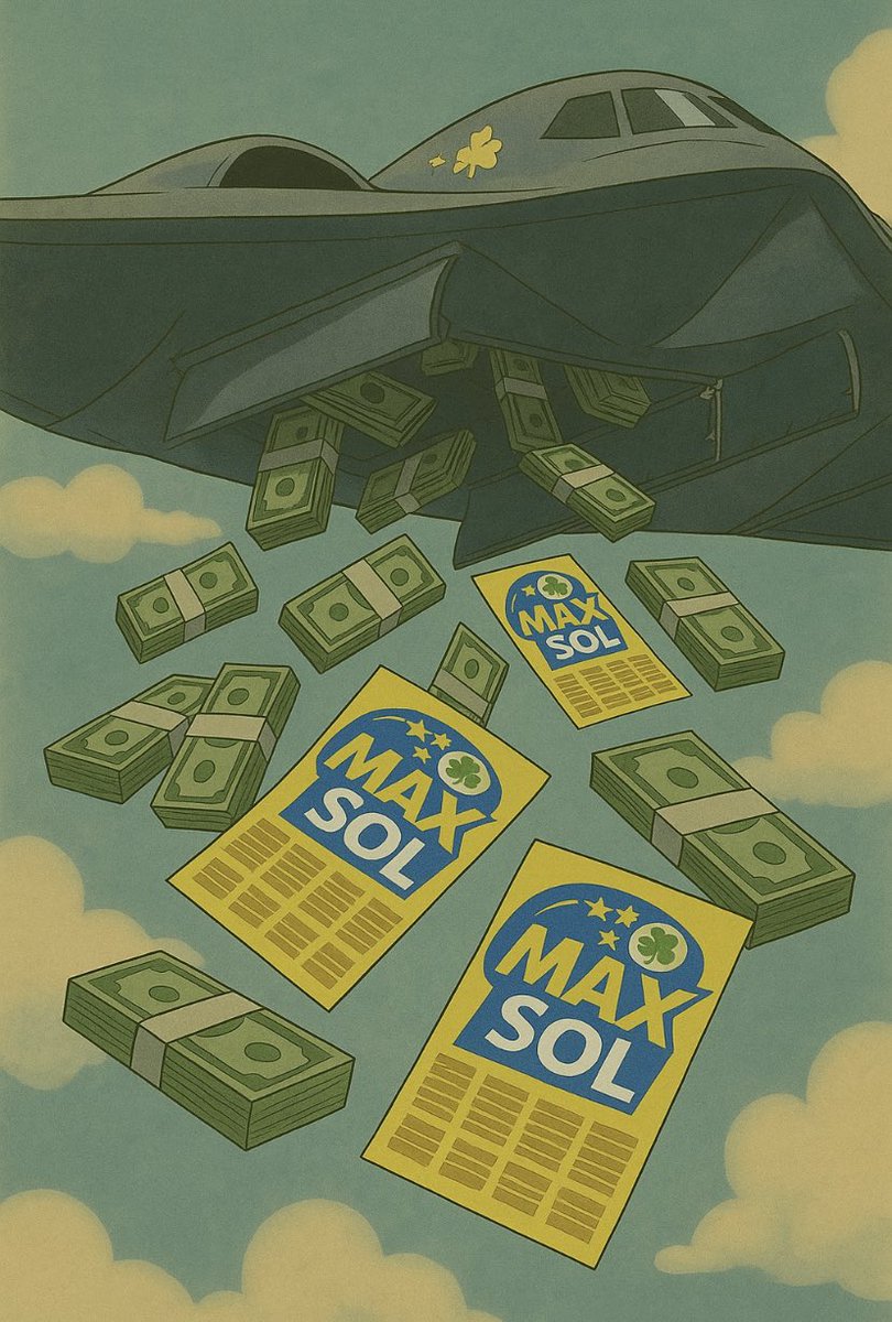 Hourly and weekly jackpots being dropped over here at $MAXSOL 🎉💸

10k minimum tokens to enter

You gotta be in it to win it

JDSebaQHMgEMzpJpGBV5UnQDtsymVJMn2dvA6kk2QzpQ

<a href="/MaxSol_lottery/">MaxSol</a>
t.me/MAX_SOL_lotto
maxsol.bid