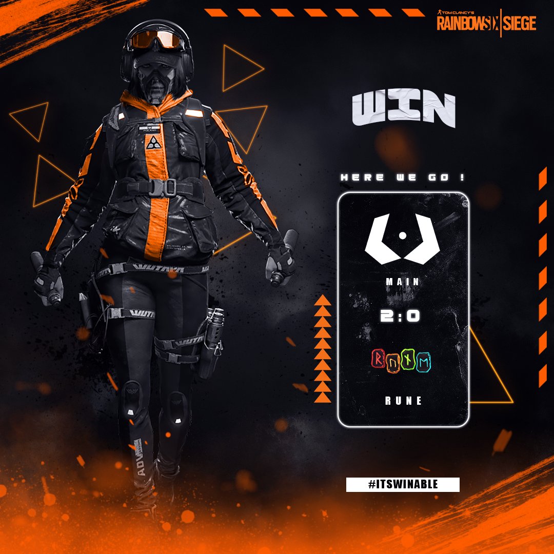 WINABLE (@winablegg) on Twitter photo #RESULTS #RainbowSix Main Team
🌎<a href="/DACH_League/">DACH League</a> Season 2 League 1
🆚RUNE
Result: 2:0 WIN
Champions today, legends tomorrow!
Powered by:
<a href="/myckras/">CKRAS.com</a>
morada.de
<a href="/WOEbootcamp/">WORLD OF ESPORT</a>
#itsWinable #RESULTS #RainbowSix Main Team
🌎<a href="/DACH_League/">DACH League</a> Season 2 League 1
🆚RUNE
Result: 2:0 WIN
Champions today, legends tomorrow!
Powered by:
<a href="/myckras/">CKRAS.com</a>
morada.de
<a href="/WOEbootcamp/">WORLD OF ESPORT</a>
#itsWinable