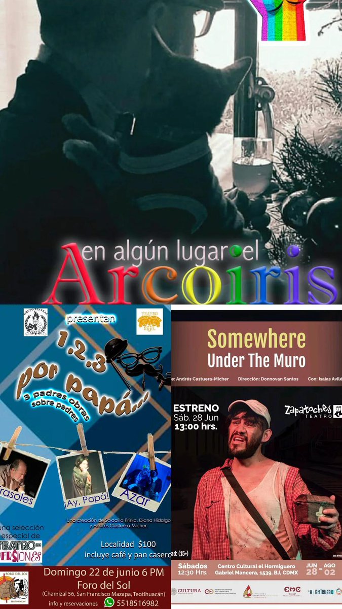 Y así celebro 32 años de vida teatral.