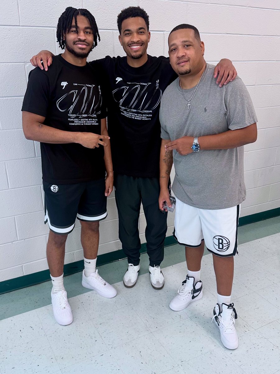 CoachB____'s tweet photo. Cam Thomas Community Day with my guys…. #757 #thetown #brooklyn #nets #hometownhero #killaseason https://t.co/7ELulbbaQ6