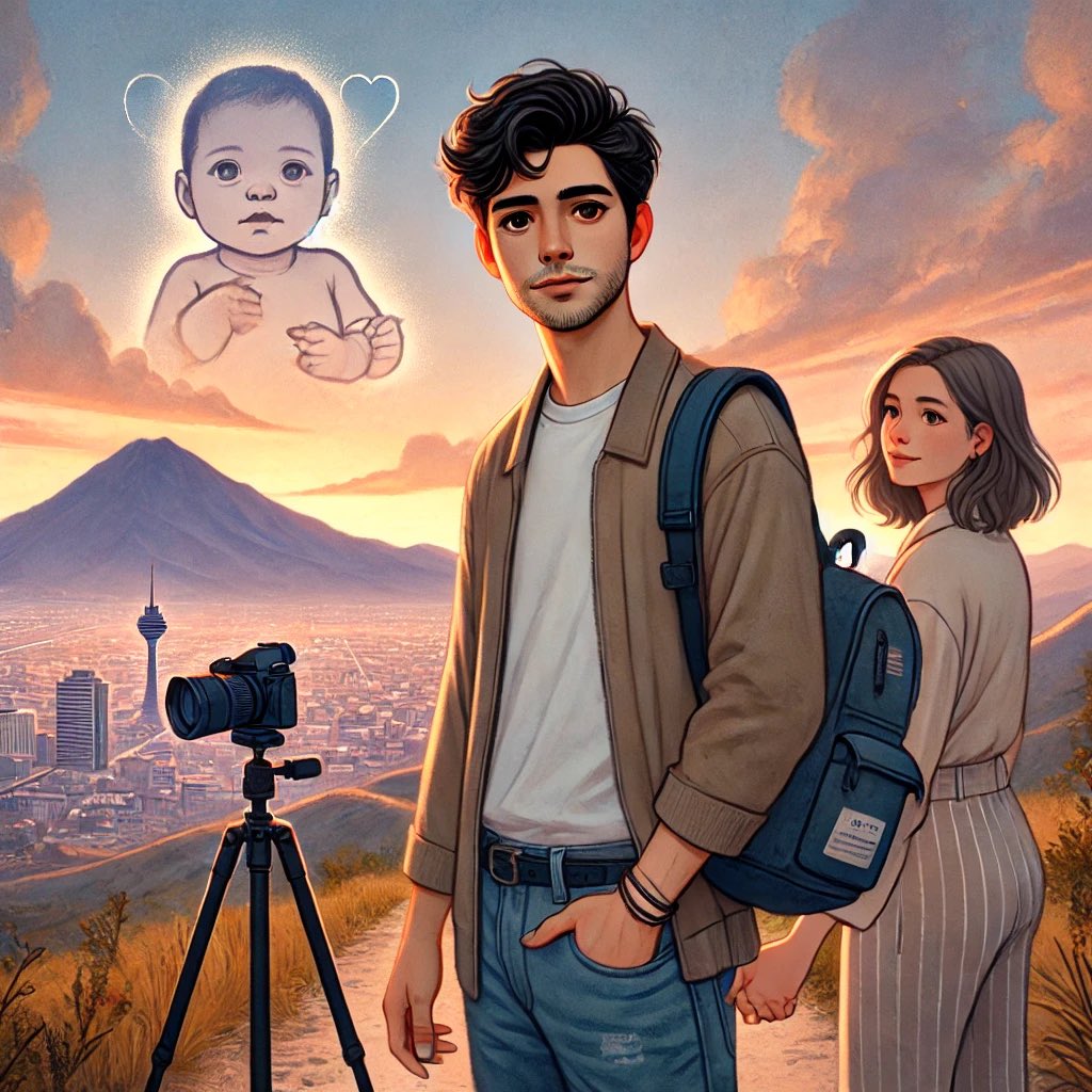 Okay le dije a chatgpt que hiciera una imagen de mi de cómo el cree que soy. Alguien que me explique el bebé ?  XDD