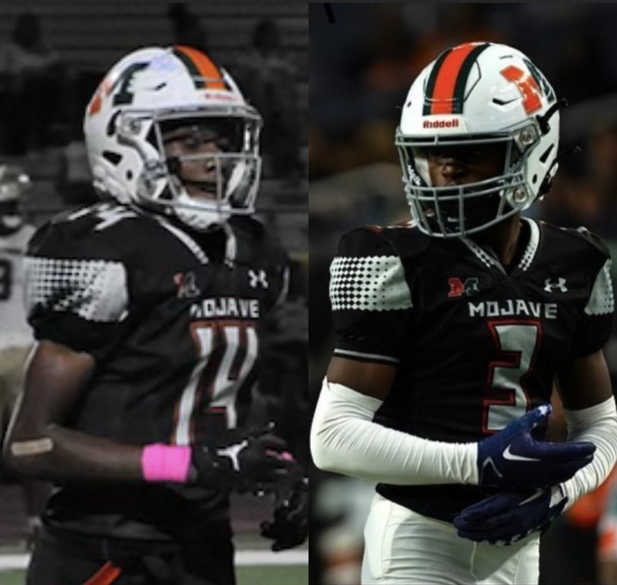 demierzamora's tweet photo. @demierzamora and @SmarionC09 Going to be the best WR Duo in the State! 

@Mojavefootball1 @coach_pacheco @ray_mulitalo @PrepRedzoneNV @RealEdRankin @ZReyes_PRZ @247recruiting @GregBiggins @Rivals @adamgorney @MaxPreps https://t.co/aYlPK9RyGm