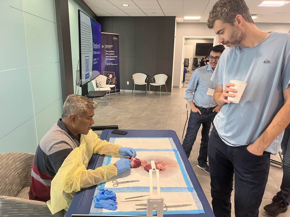 Nishant Verma, MD, MPH (@nishantvermamd) on Twitter photo Another great experience for the fellows with hands on PFA, RF and epicardial access.  Here <a href="/jskoruth/">Jacob Koruth</a> is examining the lesions we created in the lab to show the difference between RF and PFA. Another great experience for the fellows with hands on PFA, RF and epicardial access.  Here <a href="/jskoruth/">Jacob Koruth</a> is examining the lesions we created in the lab to show the difference between RF and PFA.
