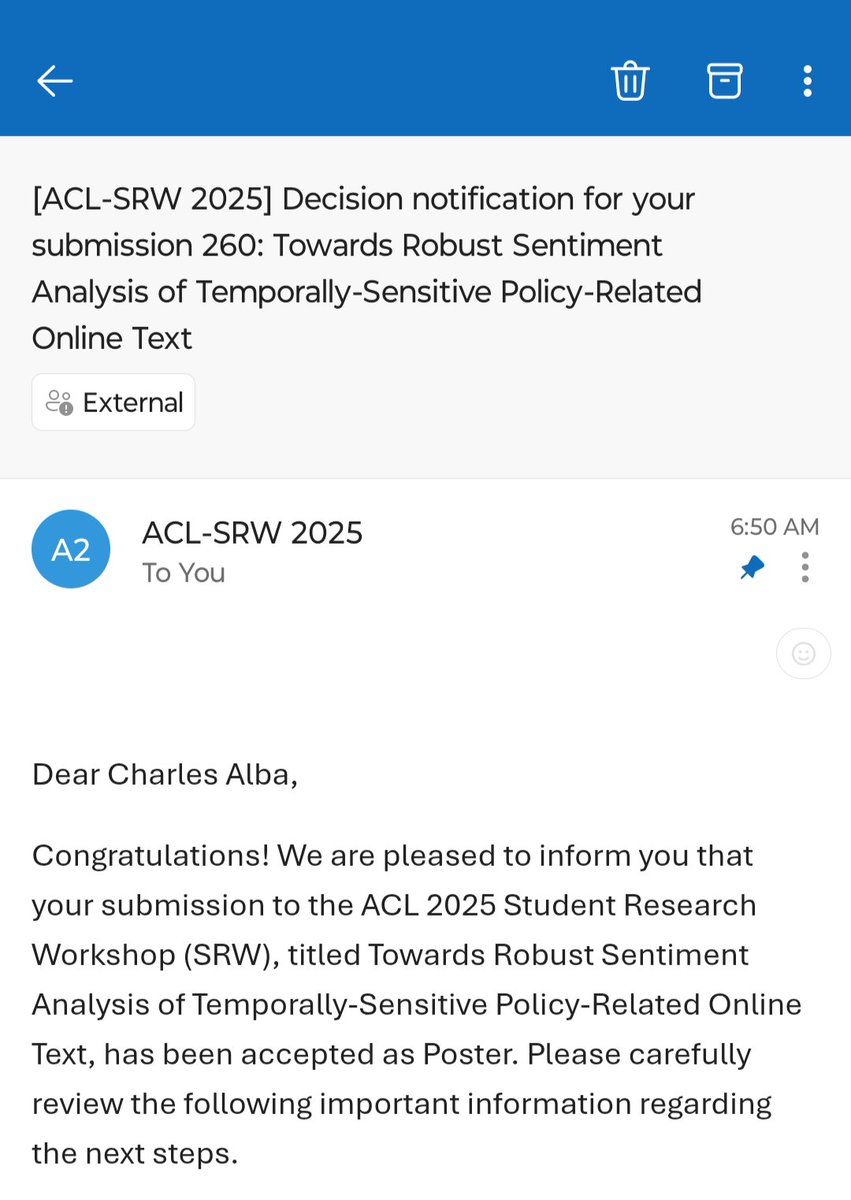 Glad to announce that our work has been accepted into <a href="/acl_srw/">ACL SRW 2025</a> 

➡️ Online texts are subject to volatile shifts (semantically similar posts months apart can be of opposing sentiments)
➡️ We propose using continuous time series clustering to annotate and fine-tune pre-trained LLMs