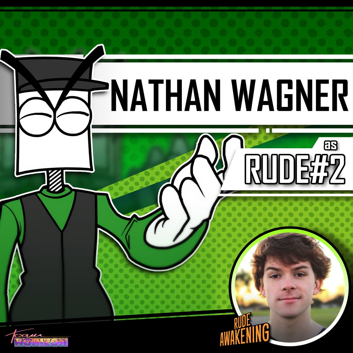 ItsTeamHorizon's tweet image. Introducing the official VA’s for Rude Awakening’s Main characters, Rude#1 and Rude#2!
Rude#1 played by @WilderCorey
Rude#2 played by @nathanwagner_vo
We can’t wait to show you guys more of what’s in store! See you soon #RudeAwakening
#indieanimation #digitalart