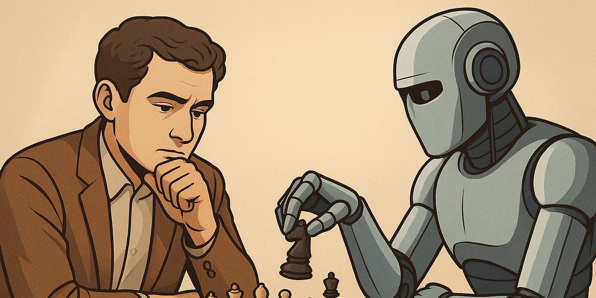 Latest from us - 3 things education can learn from chess about human flourishing in a world of technological superiority

1/ humans still care about humans!
2/ humans still have to learn the basics 
3/ banning tech in matches makes it more useful in training
