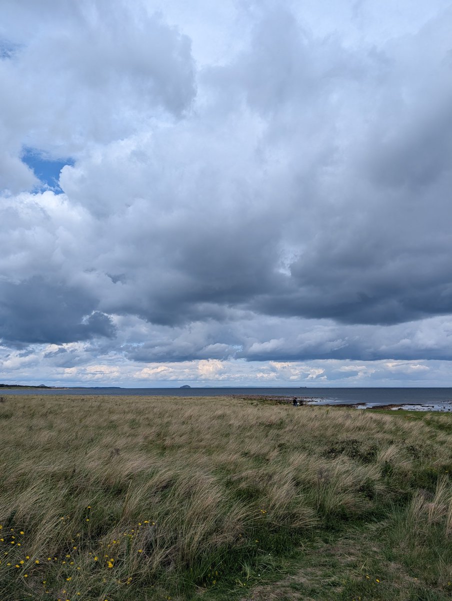 Popped down to Barn Ness for a wee stroll this morning. 

Get back before the rain started.