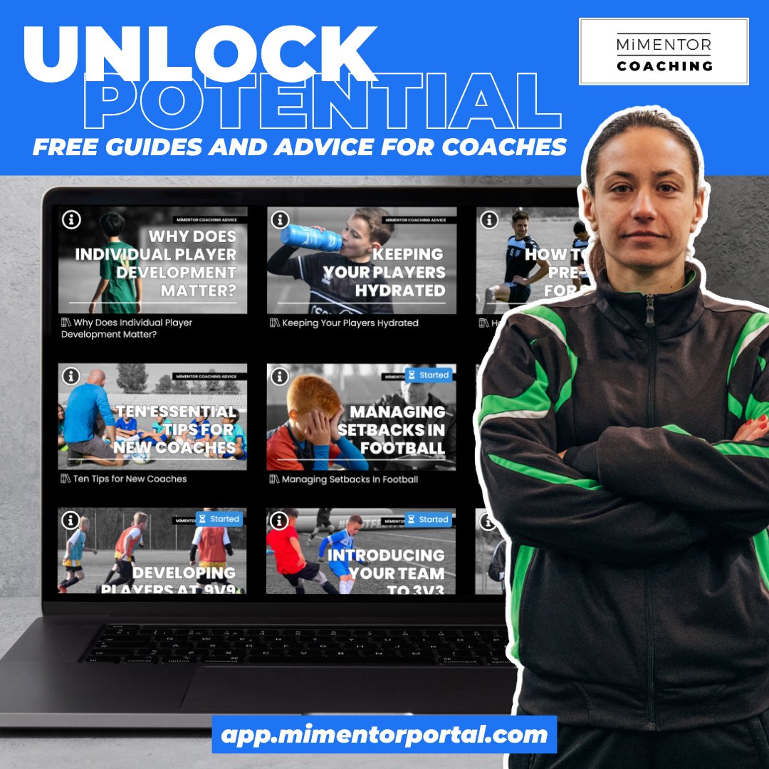 ⚽ Looking to learn more about coaching? Have you checked out our FREE coaching blog section on the MiMentor Platform?

From tips for new coaches to individual player development, we have tons of advice from our experts...

Take a look 👉 app.mimentorportal.com/categories/coa… @sundayshare10