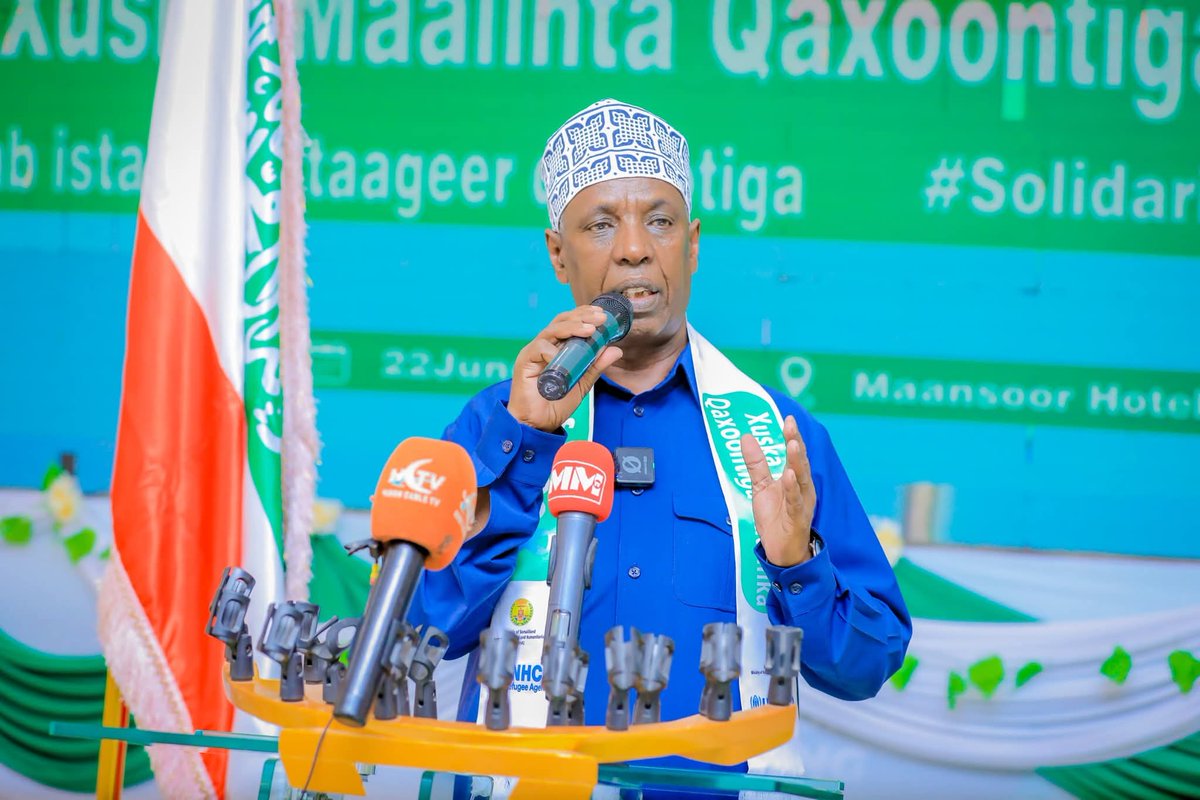 Presidencysl_'s tweet image. Somaliland: Vice President Marks World Refugee Day

The Vice President of the Republic of Somaliland, His Excellency Mohamed Ali Aw Abdi, officially participated in a national commemoration marking World Refugee Day, held at Mansoor Hotel in the capital city, Hargeisa.

The