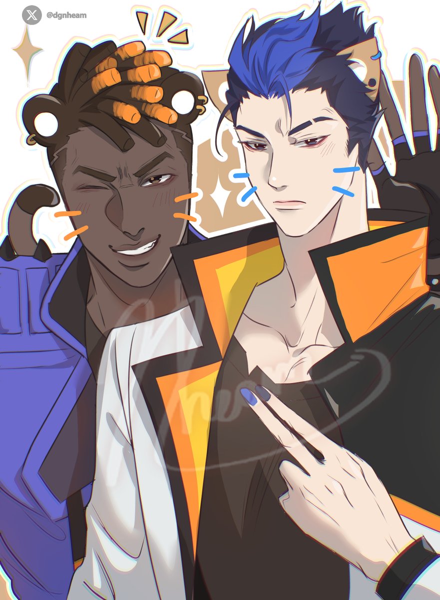Meow?
#VALORANTfanart #ValoMeow #dgnheamart #yoru #phoenix #yorunix