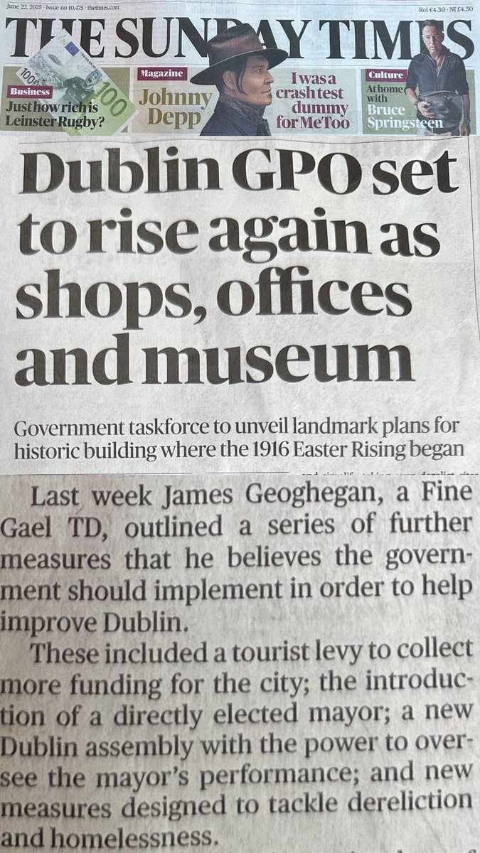 James Geoghegan TD tweet media