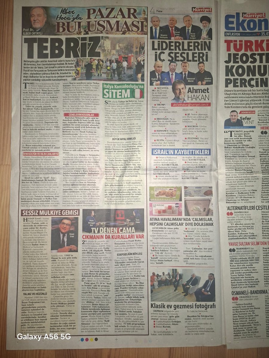 Sayın İlber Ortaylı,

Esasen, hâlâ süregelen bir soykırımın orta yerinde, sizinle bu tür bir tartışmanın içine girmek hiç istediğim bir durum değildi. Ancak bugün Hürriyet Gazetesi’nde yayımlanan köşe yazınızda, söz konusu programda konuştuğumuz Filistin edebiyatı- Siyonist