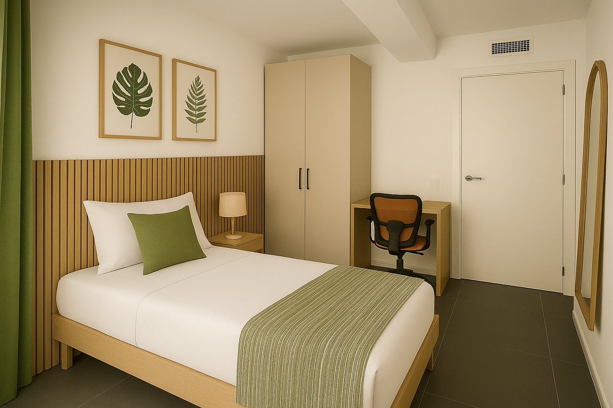 🌿 In 10 days, we open Green Living Coliving in Barcelona. The world’s first fully sustainable coliving space.  The walls are up. The mugs have arrived. The internet works. There’s still a lot to do — but it already feels alive.  greenlivingprojects.es/colivings/spai…