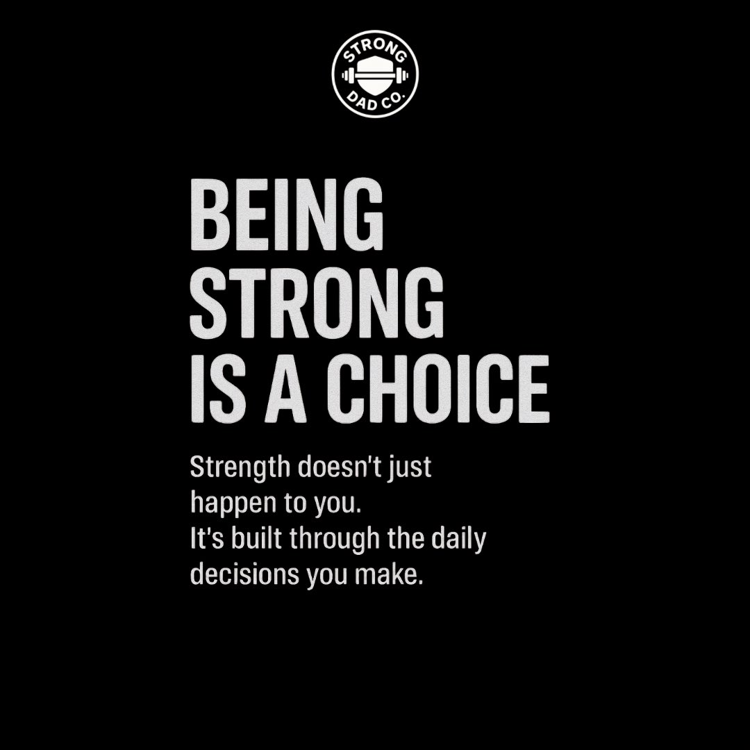 StrongDadCo's tweet image. Physical Strength is relative, mental strength is not… Both are a choice!