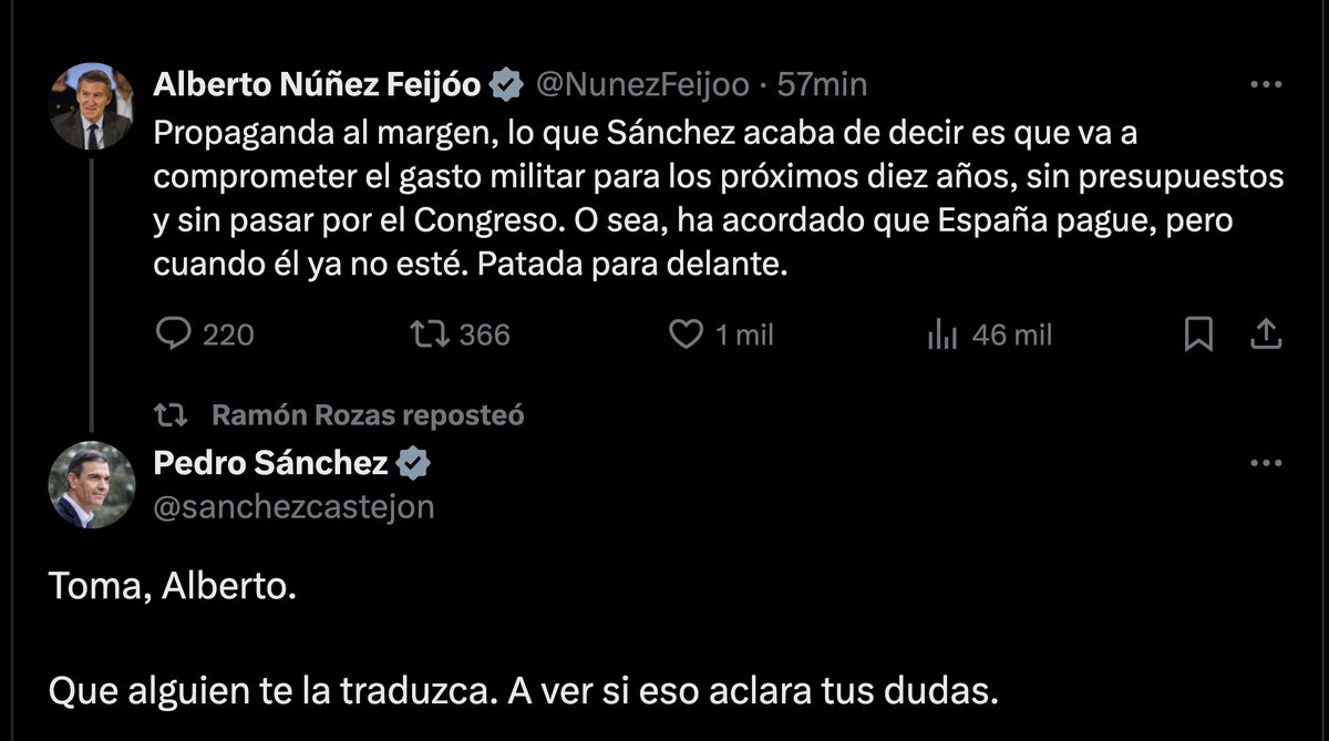 Me acuerdo cuando hace ocho años o así nos decían a los escritores que dábamos pena discutiendo por tuitel. Y, hombre, pues un poco sí que la dábamos, pero al menos no era como representantes democráticos ni cobrando del dinero de los contribuyentes. Qué cutre.