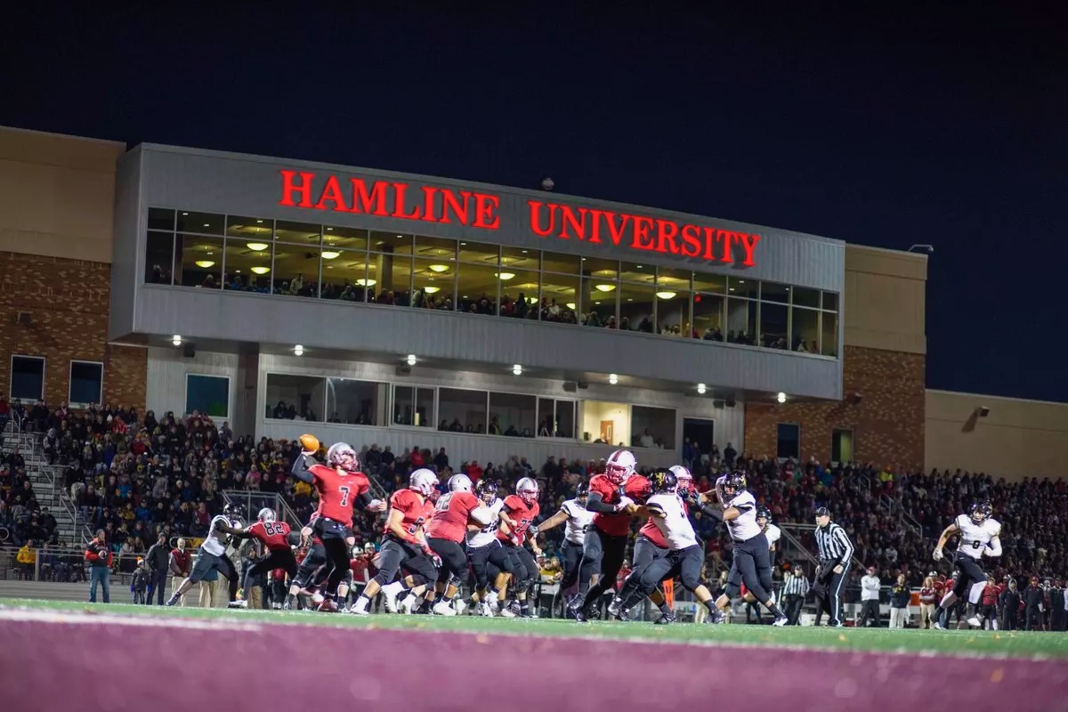 MacenThompson's tweet image. After a great call with @BrunoGiord I have been blessed to receive an opportunity to play at @HamlineFootball #AGTG @coachjasonshaw @BlairAngulo @BrandonHuffman @mote_kelly