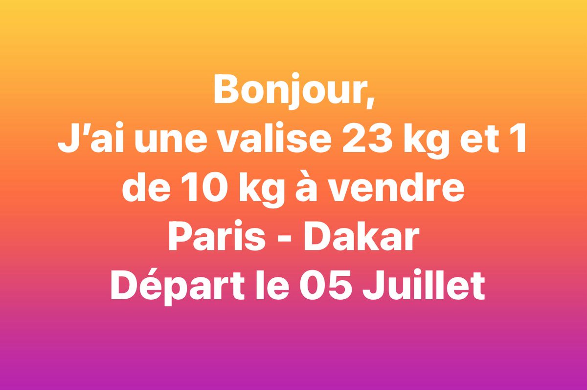 Si ça intéresse quelqu’un, venez en Dm.🙏🏽