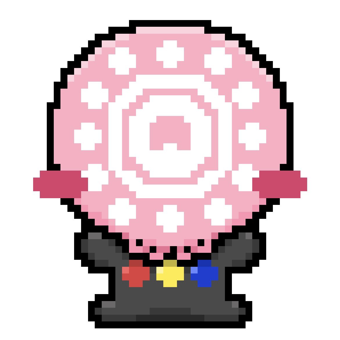 可愛くかけたドット絵いすこ