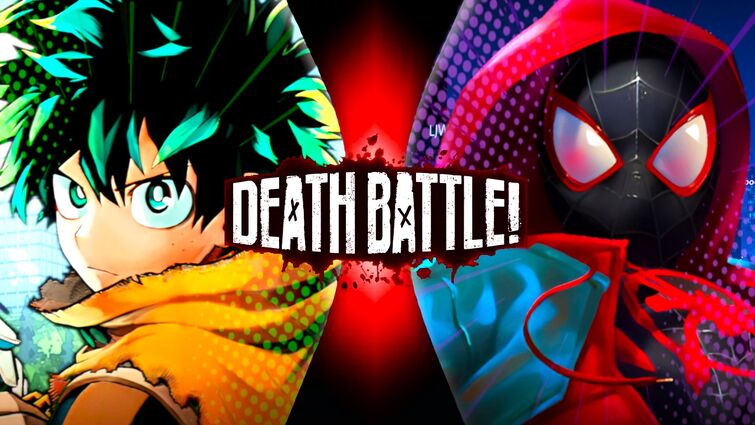 DynamoSuperX's tweet photo. so, the next death battle is officially spider-man (miles morales) vs deku. 

WHO WE PLACING BETS ON??? 👀 https://t.co/e5pb5fOH36
