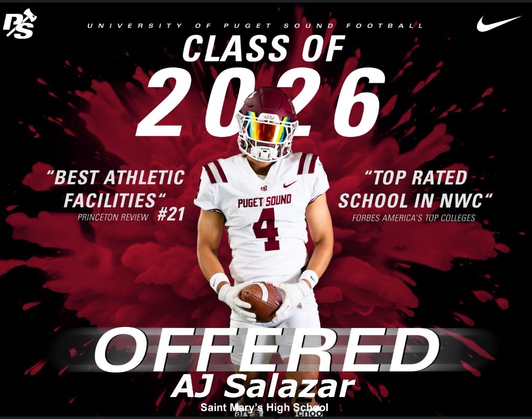 AJ Salazar (@_aj_salazar_) on Twitter photo After a great conversation with <a href="/CoachCarskie/">David Carskie 🪓</a> I am blessed to receive my first offer to the University of Puget Sound! #AGTG #GOGRIZZLIES After a great conversation with <a href="/CoachCarskie/">David Carskie 🪓</a> I am blessed to receive my first offer to the University of Puget Sound! #AGTG #GOGRIZZLIES