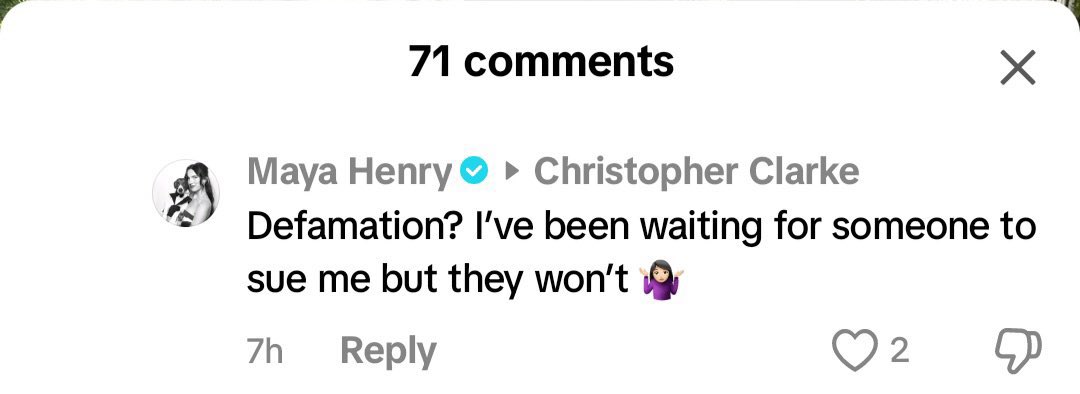 Maya Henry keeps laughing like this is some internet joke. But Liam is dead. And she was never held accountable, not publicly, not privately.

Being out of jail doesn’t make you innocent.
It just means no one’s dared to bring you to court-yet.

You humiliated Liam online. You fed