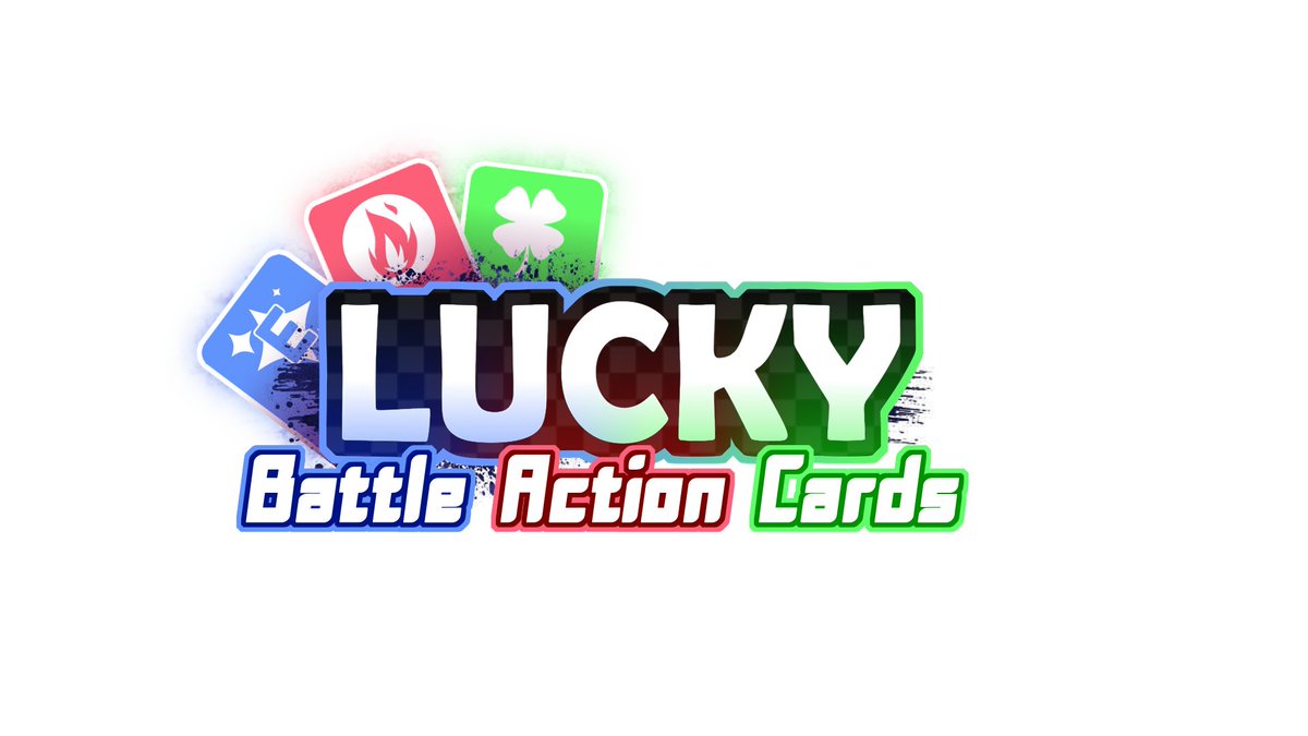 PengiPotential's tweet photo. Logo idea for LUCKY Battle Action Cards https://t.co/lLb2p0K0Tm