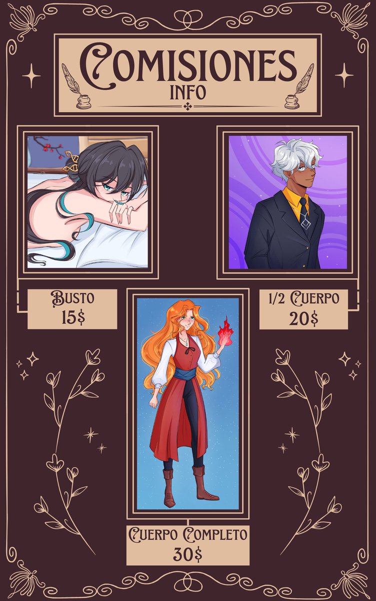 Misting_VT's tweet photo. ✨ COMISIONES ABIERTAS || COMMISSIONS OPEN ✨
Está medio muerta esta cuenta pero vamos a ver si revive jsjsjs.
Interesados pueden contactarme por aquí o Instagram (preferiblemente)
#Commission #commissionsopen #digitalart #illustration https://t.co/U7OntAhwBx