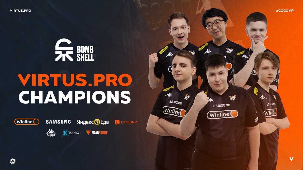 virtuspro's tweet photo. 🔥 CHAMPIONS OF 1W BOMBSHELL VOL.6 🔥

Another championship in the Bombshell tournament series 🏆 Big thanks to everyone who supported and cheered for the Bears throughout the entire tournament 🧡

#Deadlock #GOGOVP