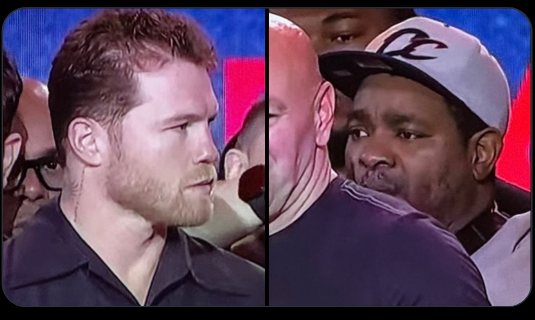 I see fear in there eyes . They couldn’t even push Canelo back 😂