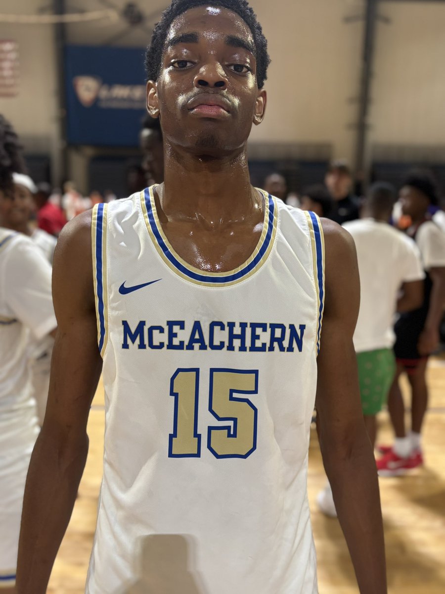 COUNT UP!! (@mathurineagency) on Twitter photo Emmanuel Alofe 6’8 F McEachern 2026
Adds quality size to this McEachern group. Flushed down a monster poster and used his length to disrupt multiple possessions on the defensive ends. Good motor and rim runner. Emmanuel Alofe 6’8 F McEachern 2026
Adds quality size to this McEachern group. Flushed down a monster poster and used his length to disrupt multiple possessions on the defensive ends. Good motor and rim runner.