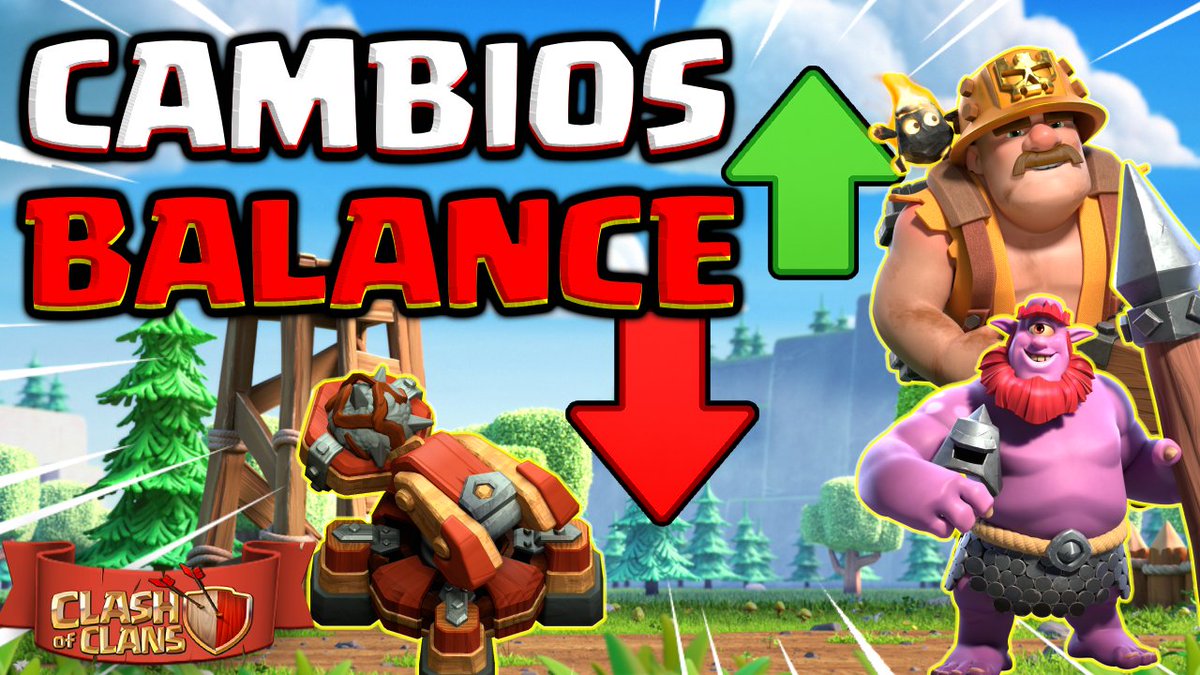 noviembre_rojo's tweet image. 🚨 ¡Anunciados los nuevos CAMBIOS DE BALANCE en Clash of Clans!
Supercell busca más variedad en el meta con buffs, nerfs.
Te lo explico todo aquí 👇
🎥 youtu.be/n7OlrVgX2Gg
Gracias por usar código ROJO ❤️
#ClashOfClans #BalanceChanges #ClanNoviembreRojo