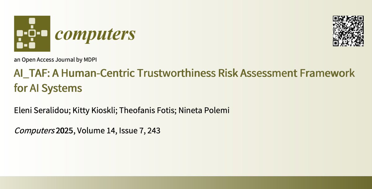 trustilio B.V. (@trustilio) on Twitter photo Check out the latest publication on human-centric trustworthiness of the fabulous <a href="/trustilio/">trustilio B.V.</a> team ๐๐
<a href="/Eleni_Seralidou/">Dr Eleni Seralidou</a>, Dr Kitty Kioskli, <a href="/tfotis73/">Dr Theo Fotis</a> <a href="/NinetaPolemi/">Nineta Polemi</a>
Acknowledgement: <a href="/FAITH_ECProject/">FAITH EC Project</a>
lnkd.in/df33pd29 Check out the latest publication on human-centric trustworthiness of the fabulous <a href="/trustilio/">trustilio B.V.</a> team ๐๐
<a href="/Eleni_Seralidou/">Dr Eleni Seralidou</a>, Dr Kitty Kioskli, <a href="/tfotis73/">Dr Theo Fotis</a> <a href="/NinetaPolemi/">Nineta Polemi</a>
Acknowledgement: <a href="/FAITH_ECProject/">FAITH EC Project</a>
lnkd.in/df33pd29