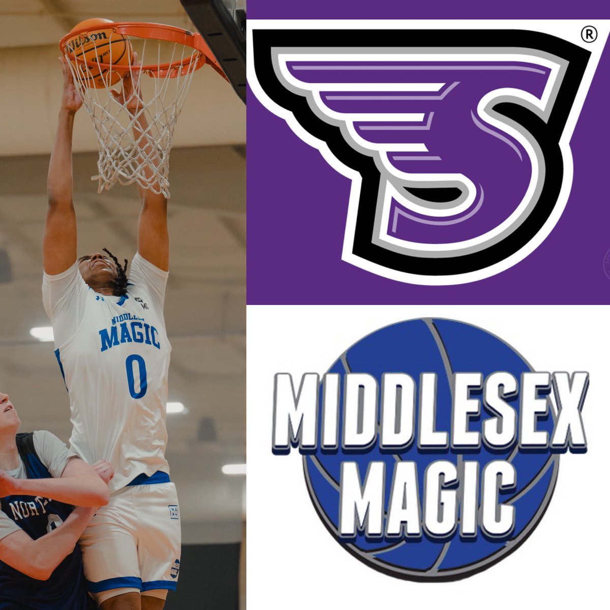 Congratulations to Magic and New Hampton 2026 Chad Cook on receiving a scholarship offer from Stonehill! #MagicFamily