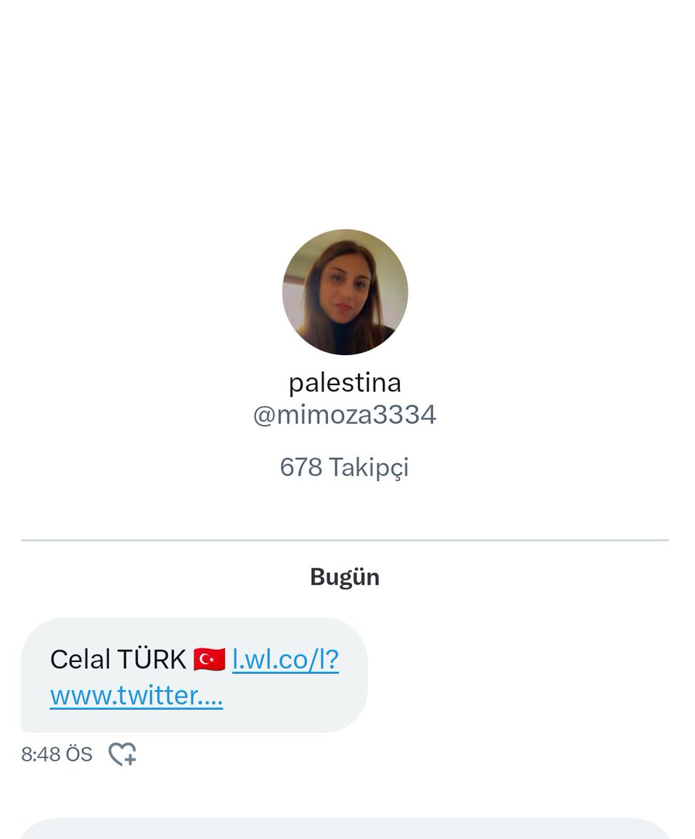 DM den gelen virüslere dikkat edin lütfen!

Böyle gelen mesajları tıklamayın ve o hesaba spam atıp engelledikten sonra, mesajı silin!