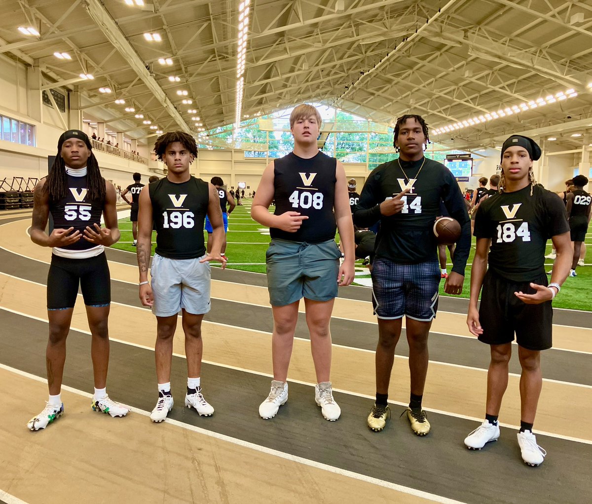 👀”Alabama Boys at Vandy Camp”
<a href="/VandyFootball/">#14 Vanderbilt Football</a> 

Great group of talent here today in Nashville, Tennessee <a href="/VandyFootball/">#14 Vanderbilt Football</a> …..big s/o to the Alabama boys representing their schools…

<a href="/CalebCooks_6/">Caleb cooks</a> 
<a href="/romanhall_2/">Roman (hollywood) Hall✞</a> 
<a href="/RanceBrown10/">Rance Brown</a> 
<a href="/Vj_Slaughter/">Vernon“VJ⭐️”Slaughter</a> 
<a href="/tristendavis/">Tristen Davis</a>