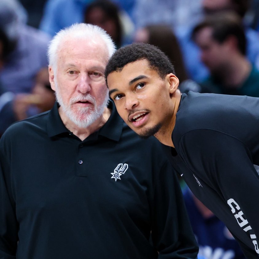 Legion Hoops (@legionhoops) on Twitter photo Victor Wembanyama on Gregg Popovich stepping down from coaching:
“What’s incredible with him is that he keeps giving hope being the person that he is. He keeps inspiring us. Because the way he works, he works harder than most athletes in the world.”
(via <a href="/LarryHolder/">Larry Holder</a>, Victor Wembanyama on Gregg Popovich stepping down from coaching:
“What’s incredible with him is that he keeps giving hope being the person that he is. He keeps inspiring us. Because the way he works, he works harder than most athletes in the world.”
(via <a href="/LarryHolder/">Larry Holder</a>,