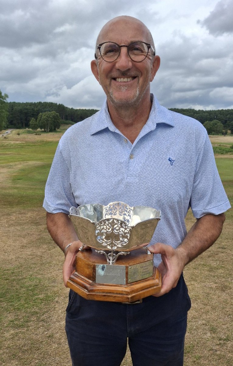 Congratulations to NUGC Deputy President Rob Sallis (Hollinwell), the 2025 Notts Senior Match Play Champion, who beat Steve Hogg (Rushcliffe) by 2 holes in the final at Hollinwell today.