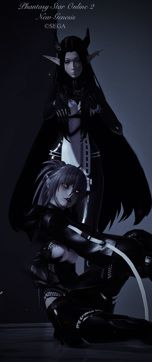 Rihoko Moon &amp; N3xus ❤️
#PSO2NGS #NGS #PSO2NGSGlobal