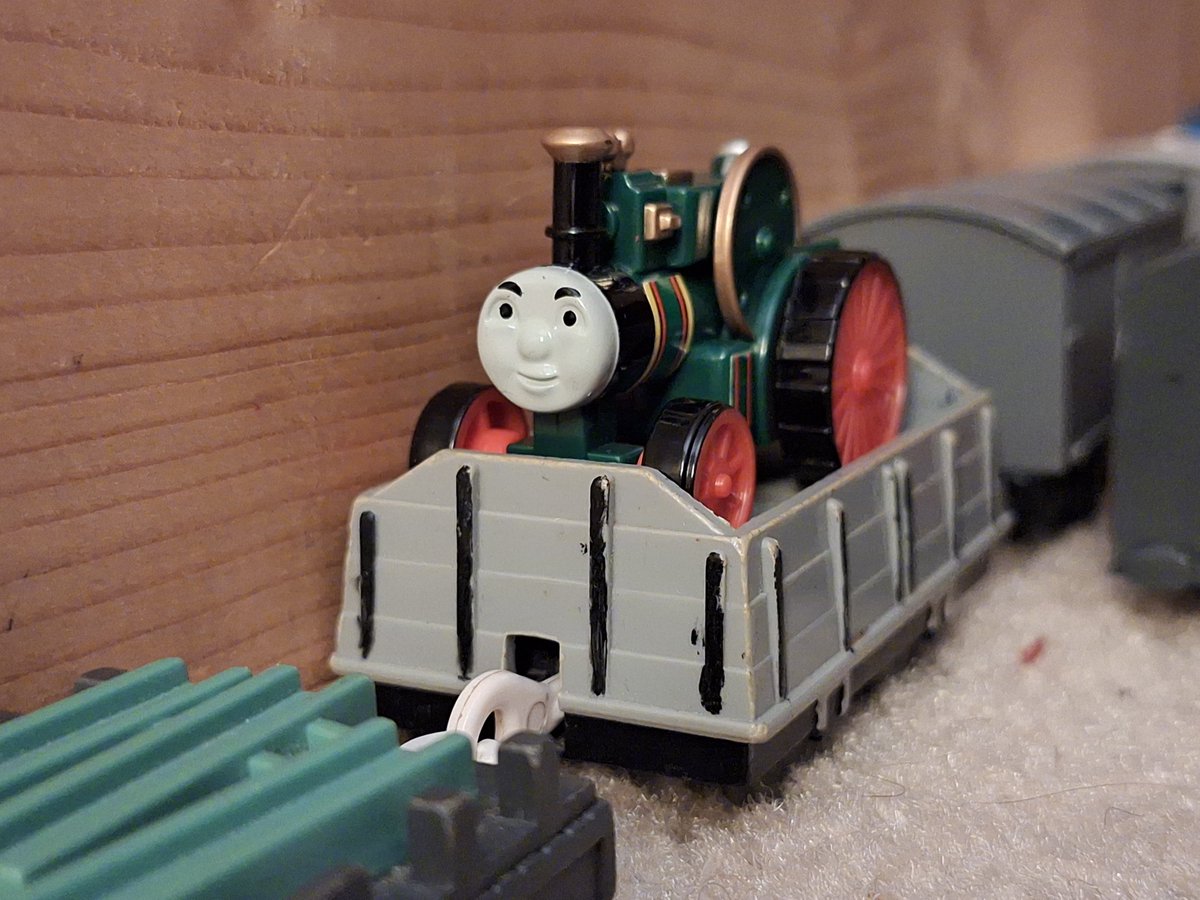Murdoch was surprised to find Trevor was his special.

"I'm going to the mainland for a Steam Festival with the Vicar!" He whistled. "They'll be alot of kids that I can give rides too, what fun!"

"Dats supp'sed to be.... fun?" Murdoch shuddered, the idea of kids, wasn't amusing.