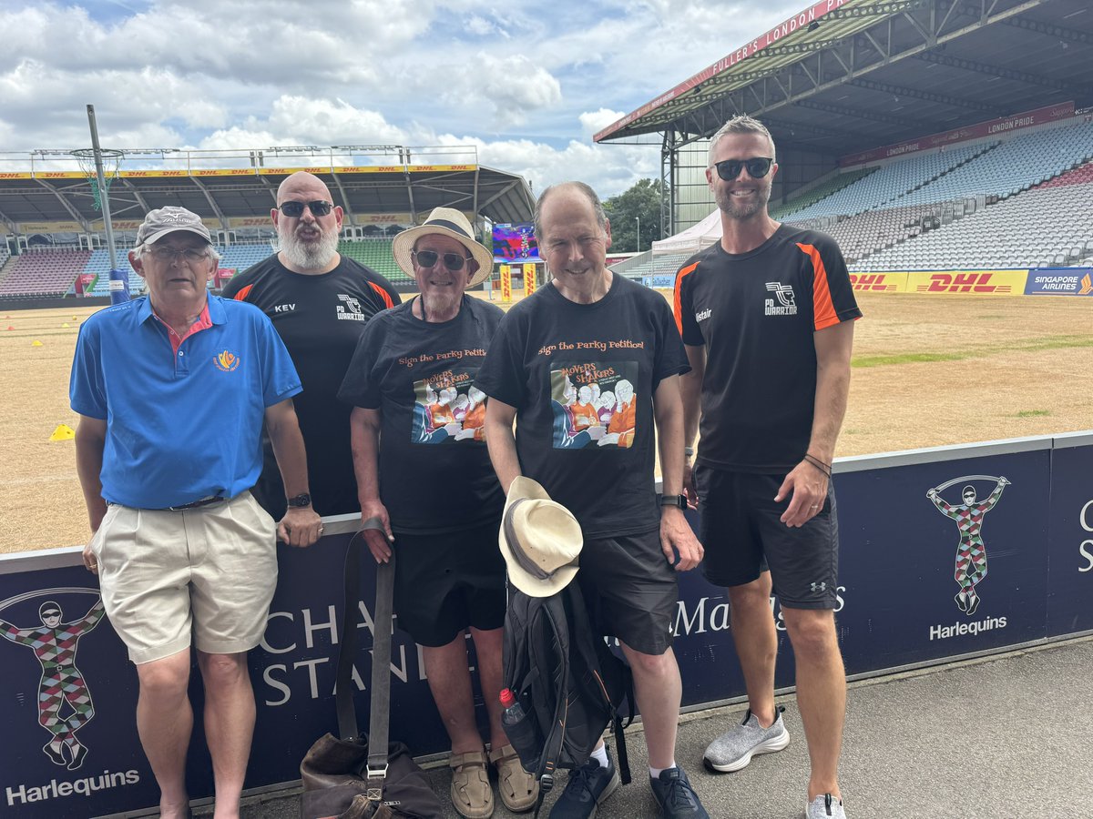 A real pleasure to meet 3 of the <a href="/moversand6/">Movers & Shakers: a podcast about Parkinson's</a> today. All turning their hand at #Parkinsons focused activity at the <a href="/SportParkinsons/">Sport Parkinson's</a> Try-athlon. Although not on offer today, The Judge impressed us with his Windsurfing and Skiing videos!